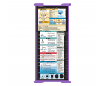WhiteCoat Clipboard® Trifold - Lilac Primary Care Edition